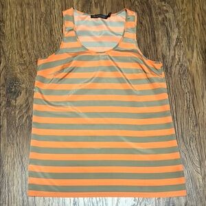 Outback Red Orange and Gray Sleeveless Tank Top, size small Woman